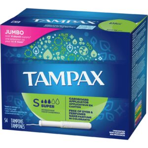 Tampax Cardboard Tampons Super Absorbency