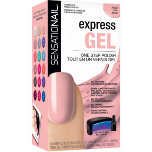 Sensationail Express Gel One Step Polish Manicure Kit - Made Him Blush