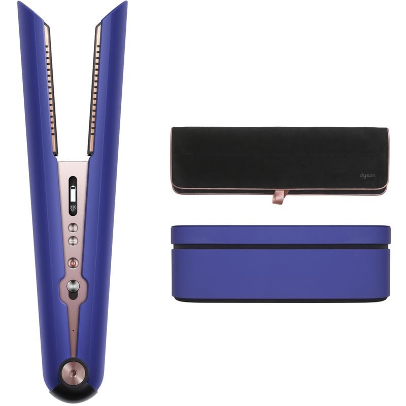 Dyson Corrale Hair Straightener Gift Set in Vinca Blue/Rose