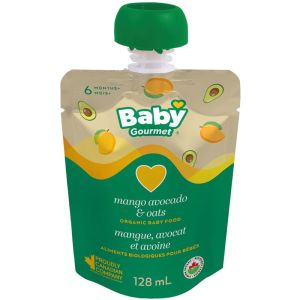 Baby Gourmet Mango Avocado & Oats Organic Baby Food