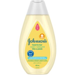 Johnson's Head-to-Toe Baby Bath Wash & Shampoo for Sensitive Skin - Tear Free 400 mL