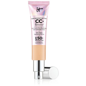 IT Cosmetics CC Cream Foundation with SPF 50+, Full Coverage, Your Skin But Better Illumination Color: Light