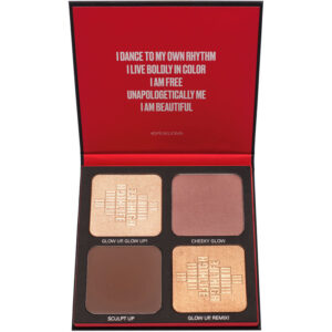Uoma Highlife Highlighter + Contour Face Palette in Medium to Deep