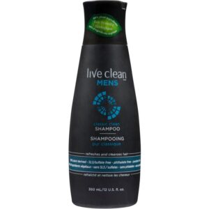 Live Clean Mens Classic Clean Shampoo 350 mL