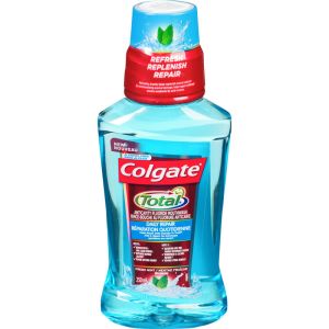 Colgate Total Daily Repair Fresh Mint Fluoride Mouthwash, 250 mL