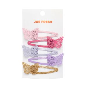Joe Fresh 4pc Butterfly Clips Multi