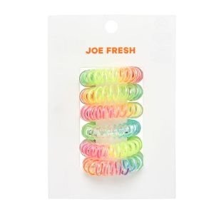 Joe Fresh 6 Pack Kids Coil Hair Elastics
