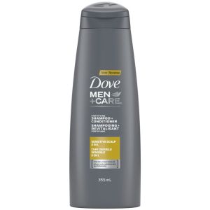 Dove Men+Care Sensitive Scalp 2-in-1 Shampoo+Conditioner 355mL