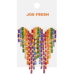 Joe Fresh Pride Heart Chandelier Earring