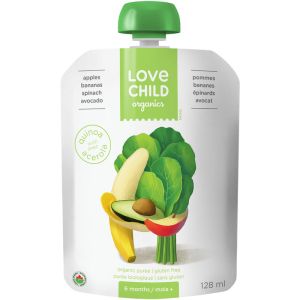 Love Child Superblends: Apples, Bananas, Spinach + Avocado 128 mL