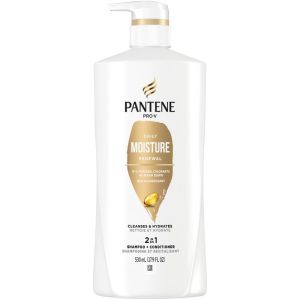 Pantene PRO-V Daily Moisture Renewal 2-in-1 Shampoo + Conditioner, 17.9 oz/530mL