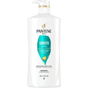 Pantene PRO-V Smooth & Sleek Shampoo, 17.9oz/530mL