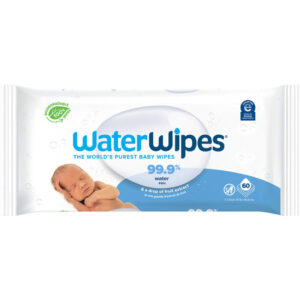 WaterWipes Biodegradable Original Baby Wipes, Hypoallergenic for Sensitive Skin - 60 Count