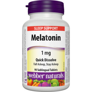 Webber Melatonin 1 mg Quick Dissolve 90 TAB