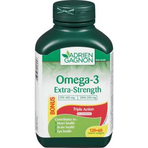 Adrien Gagnon Omega 3 Extra-Strength 180 Count