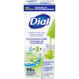 Dial Foaming Hand Wash Concentrated Refills Starter Kit Aloe 74 ML Each