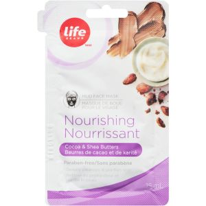 Life Brand Nourishing Mud Face Mask, Cocoa & Shea Butters 15 mL