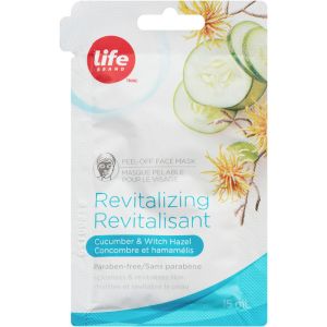 Life Brand Revitalizing Peel-Off Face Mask, Cucumber & Witch Hazel 15 mL