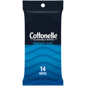 Cottonelle Flushable Wet Wipes Travel Packs - 14 Wipes