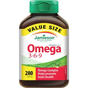 Jamieson Omega 3-6-9 OmegaProtect Softgels - 280 Count