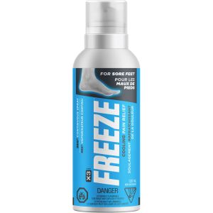 X3 Freeze Foot Pain Relief 360 Degree Continuous Spray