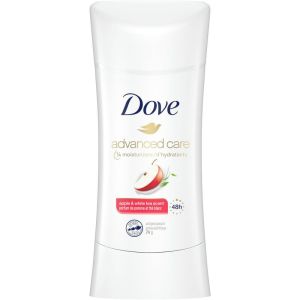 Dove Go Fresh Apple and White Tea Antiperspirant Deodorant Stick, 48h Protection, 74g