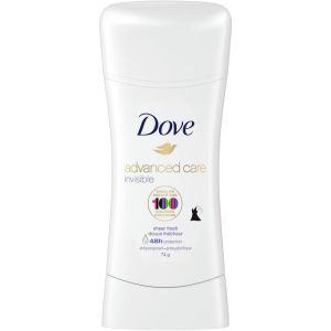 Dove Sheer Finish Antiperspirant Deodorant 74g