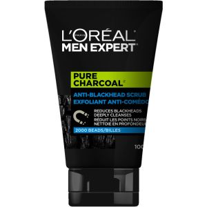 L'Oreal Paris Pure Charcoal Anti-Blackhead Scrub for Men 100 mL
