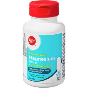 Life Brand Magnesium 150mg Night Formula 100 TAB