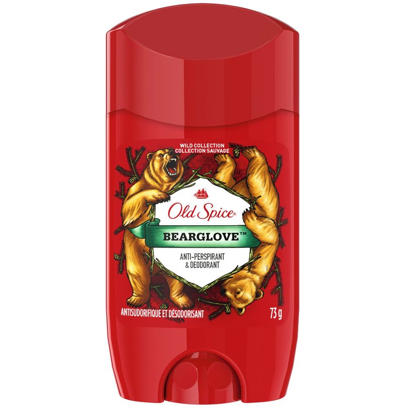 Old Spice Wild Collection Bearglove Antiperspirant and Deodorant for Men, 73 g