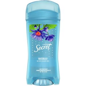 Secret Clear Gel Antiperspirant and Deodorant, Waterlily Scent, 73g