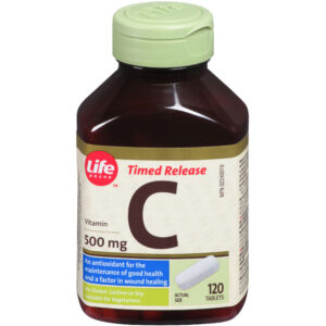 Life Brand Vitamin C 500mg TR 120 TAB - Antioxidant for Good Health
