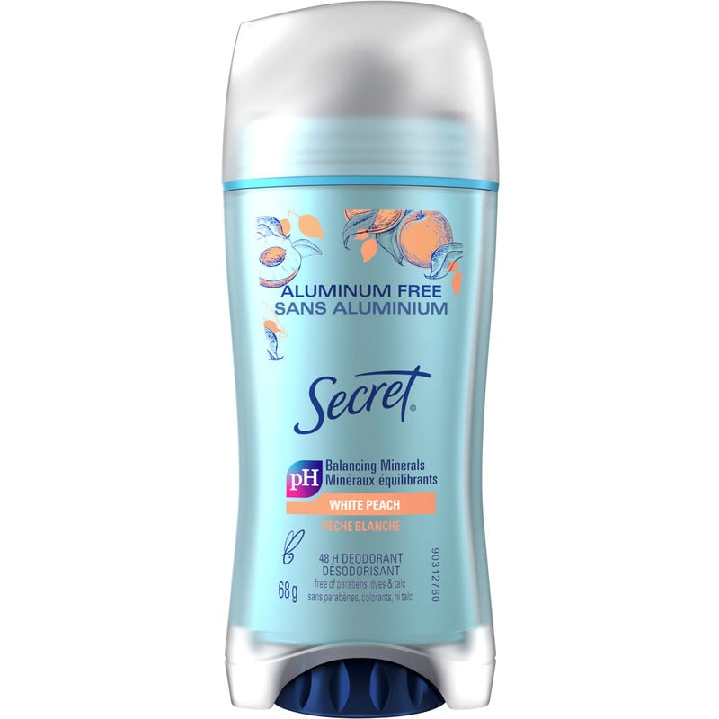 Secret Clinical Strength Invisible Solid Antiperspirant and Deodorant, White Peach 68 G