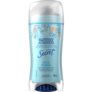 Secret Aluminum Free Deodorant, Cotton, 68 g