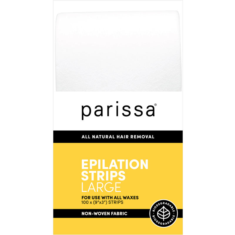 Parissa Epilation Strips Large Biodegradable 100 Count