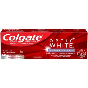 Colgate Optic White Advanced Teeth Whitening Toothpaste, Sparkling White - 18mL