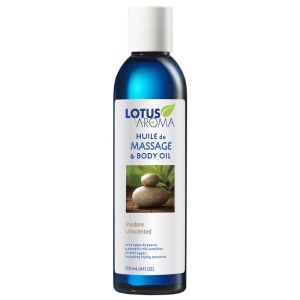 Lotus Aroma Massage & Body Oil Unscented 120 mL