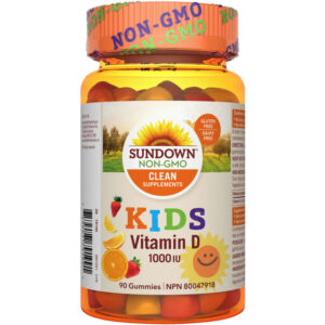 Sundown Naturals Non-GMO Kids Vitamin D Gummies 90 Count