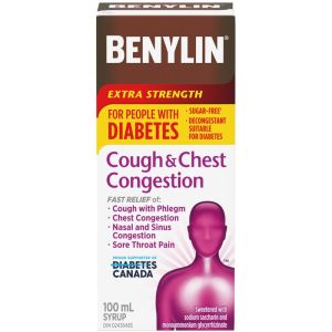 Benylin Cough & Chest Congestion Relief for People with Diabetes