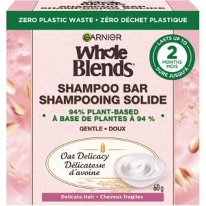 Whole Blends Oat Delicacy Softening Shampoo Bar for Delicate Hair