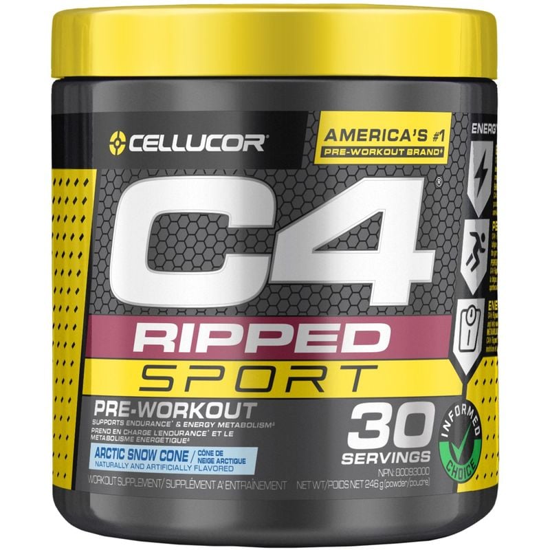 C4 Ripped Sport Pre-Workout 246 G