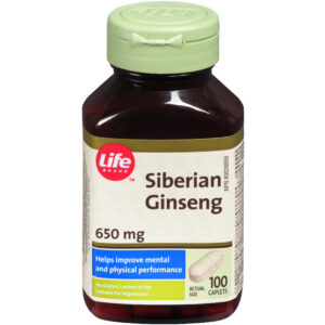 Life Brand Siberian Ginseng 650mg 100 TAB