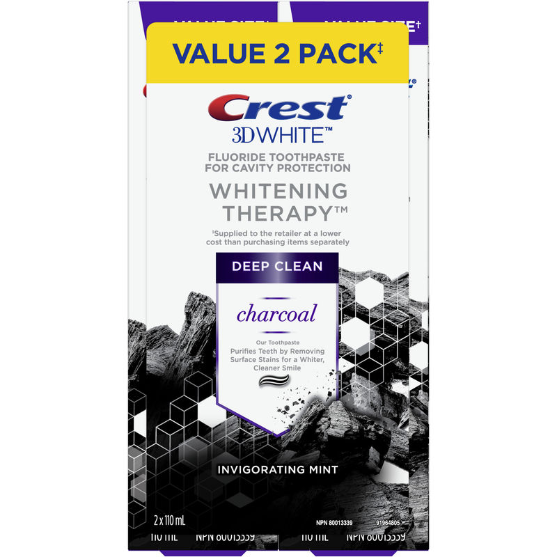 Crest 3D White Charcoal Whitening Therapy Toothpaste