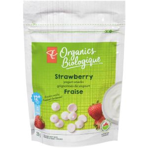PC Organics PCO Strawberry Cream Yogurt Snacks