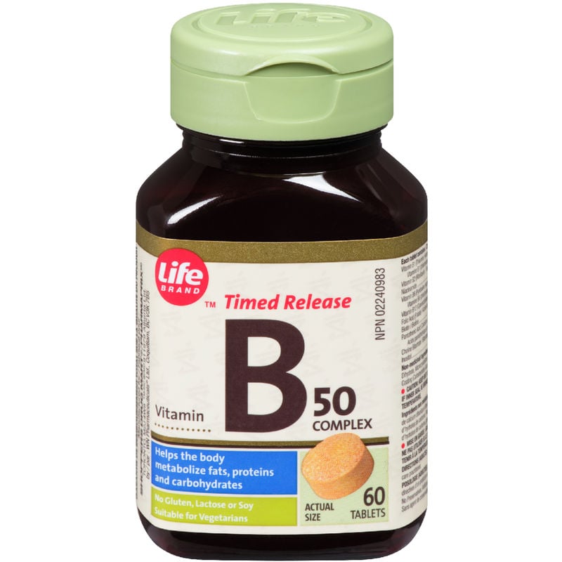 Life Brand Vitamin B 50 Complex TR 60 TAB - CTC Health