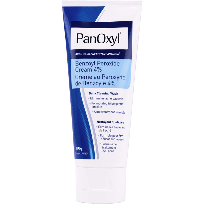 PanOxyl Acne Wash, 4% Benzoyl Peroxide Cream 85 g