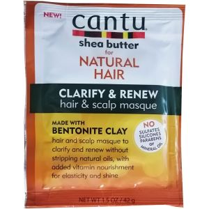 Cantu Bentonite Clay Conditioning Pack 43 g - Hair and Scalp Detox