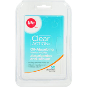 Life Brand Clear Action Oil Absorbing Sheets