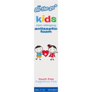 X3 On The Go Non-Stinging Antiseptic Foam for Kids