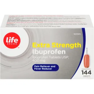 Life Brand Extra Strength Ibuprofen 144 Count
